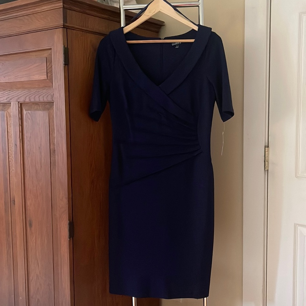 Glamour Navy Blue Dress